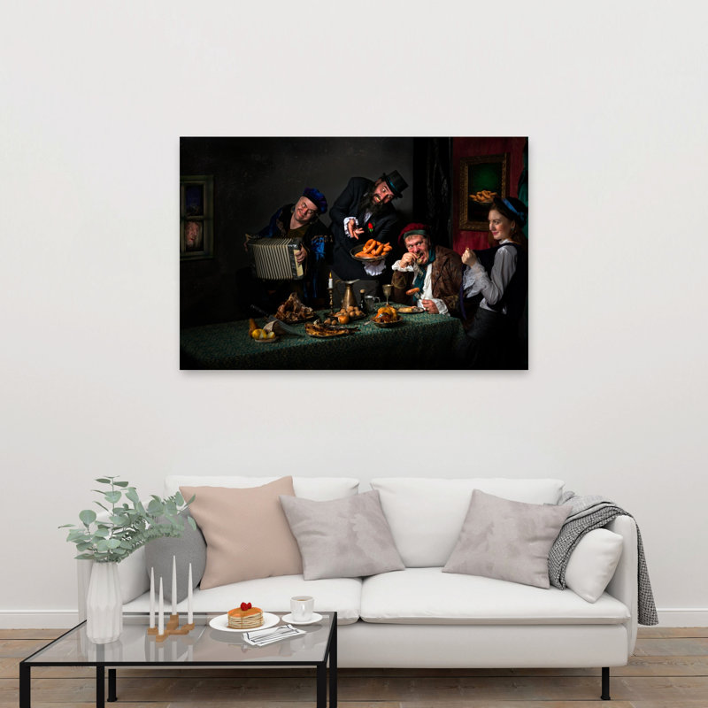 Impression d'art Baroque Winter Feast, 40" H x 60" W