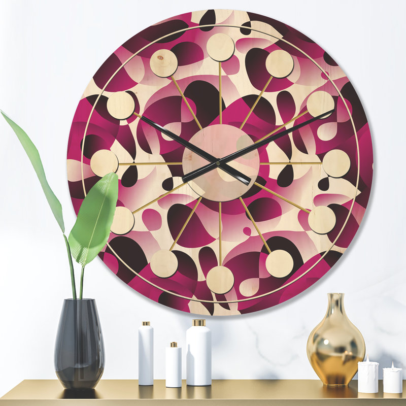 Solid Wood Wall Clock, Medium