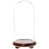 Base en placage de bois rouge