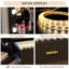 Dressing Table with Motion Sensor 3-colour lighting, Charging Socket, Storage Drawers and Stool-1586254830