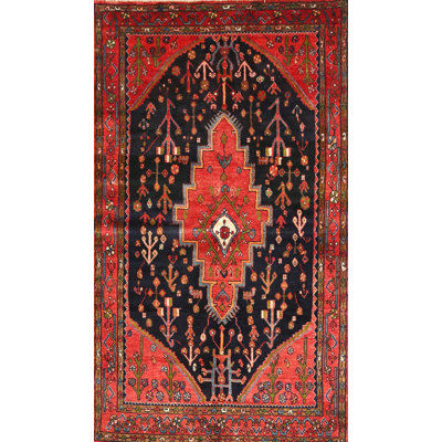 Tapis rouge à motif sud-ouest