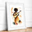 Musician in Gold Boho - Framed Print-979756028-979756031