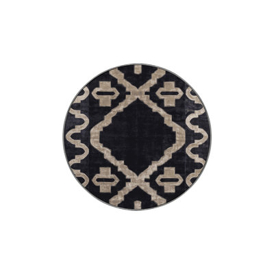 Machine Washable Purple Area Rug