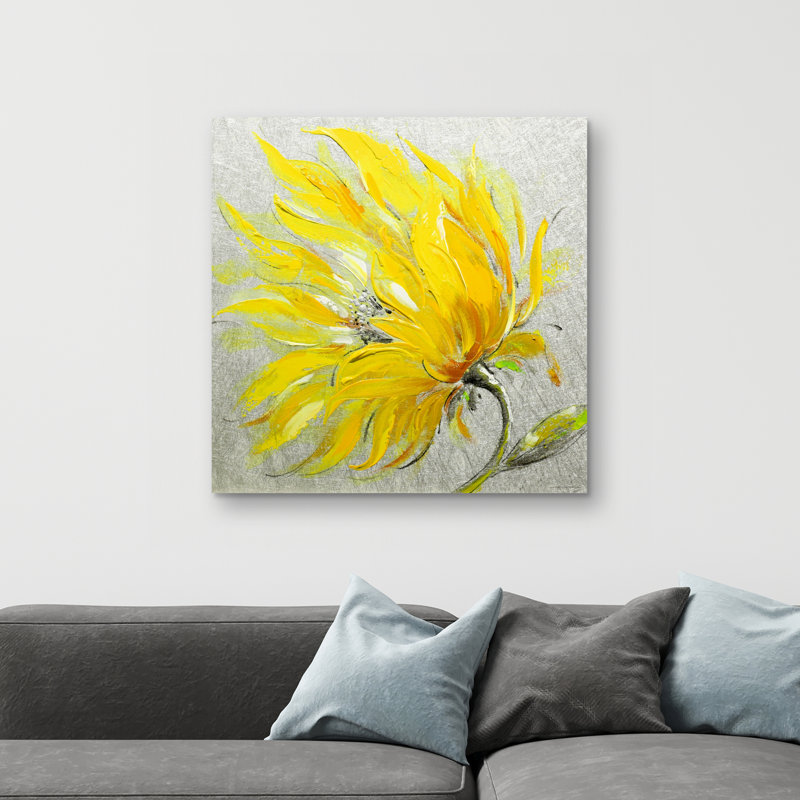 flower - 32"x32" art on canvas