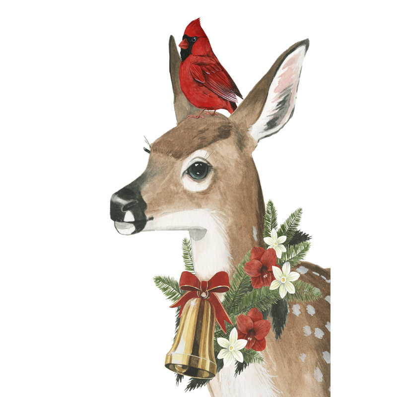 Yuletide Darling II by Grace Popp - Wrapped Canvas Print, 30cm H x 20cm W