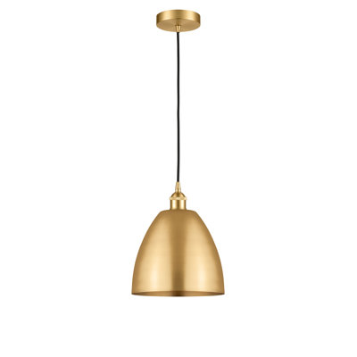 Luminaire suspendu conique à 1 lumière
