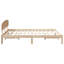Vidaxl Bed Frame With Headboard Solid Pine Wood-113971117-113971115