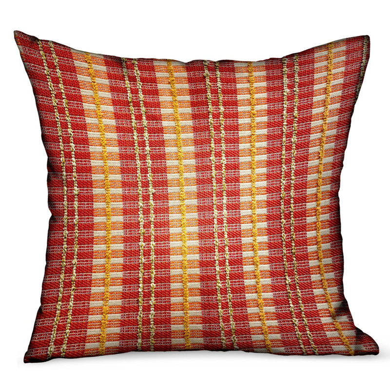 Cherry Tassel Lumbar Indoor/Outdoor Pillow Cover & Insert