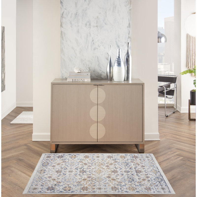 Jahliel Floral Indoor Rug, Rectangle 3'3" x 5'3"