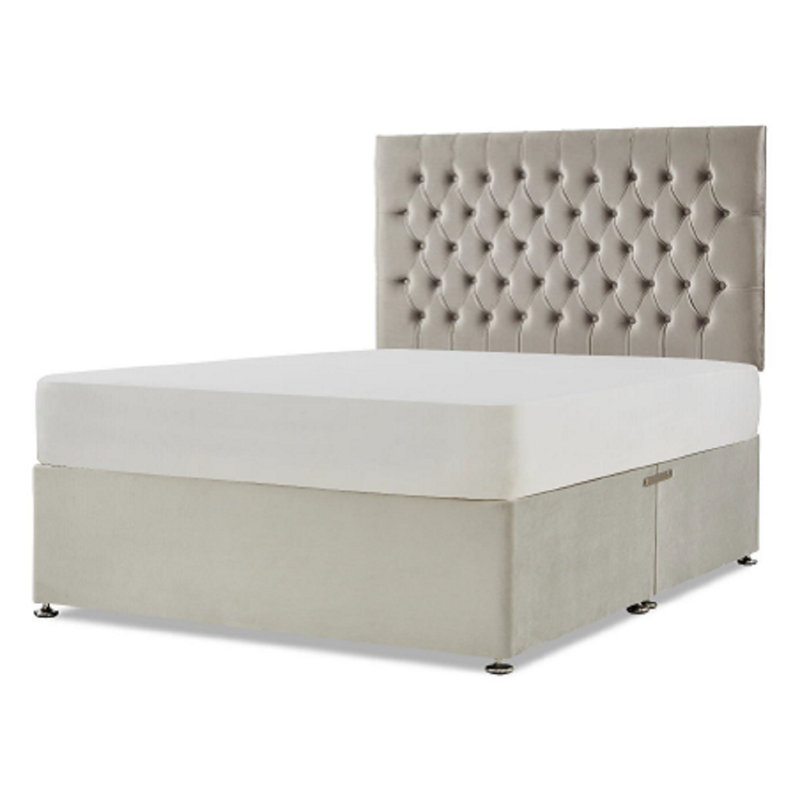 Bresnahan Upholstered Headboard, Small Double (4'), Champagne
