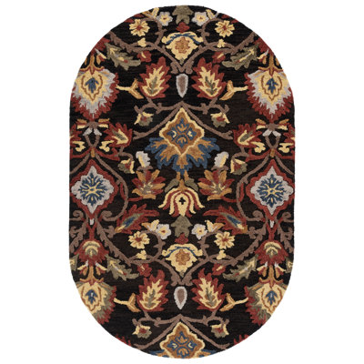 Hemsley Hand Tufted Wool Floral Rug