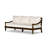 Othinkar 86'' Wide Teak Patio Sofa with Cushions