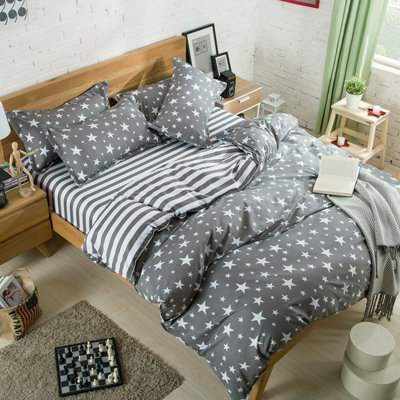 Ensemble de housse de couette réversible 