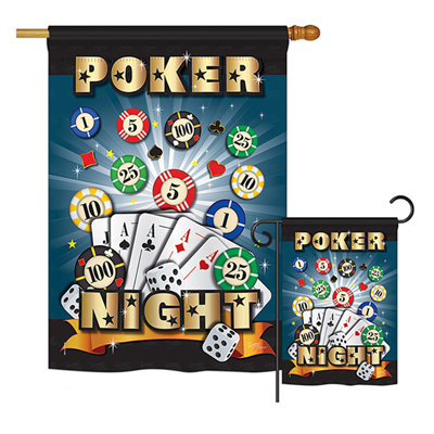 Double Sided 40'' H x 28'' W Polyester Garden Flag