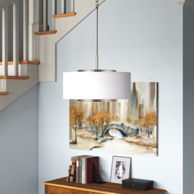 Nance Three Light Pendant from Generation Lighting 