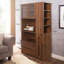 Armoire de rangement de salle à manger avec pièces de rangement pouvant contenir un four à micro-ondes