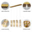 Luminaire suspendu moderne réglable 4 lumières lustres en cristal-872527084