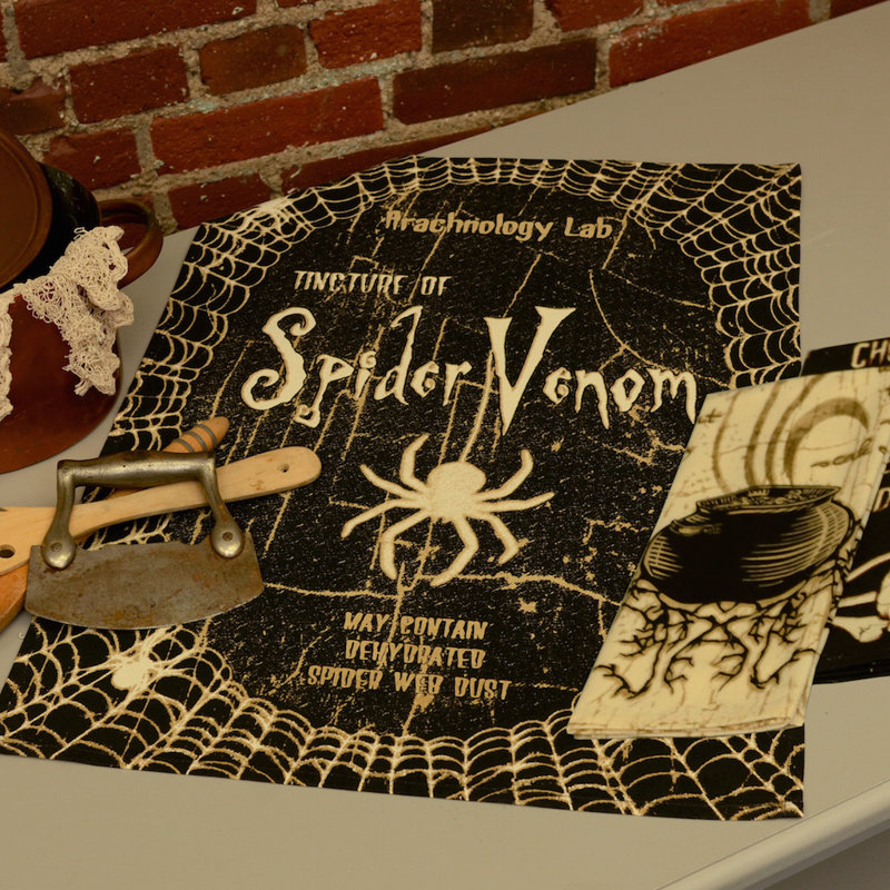 Torchon vintage halloween