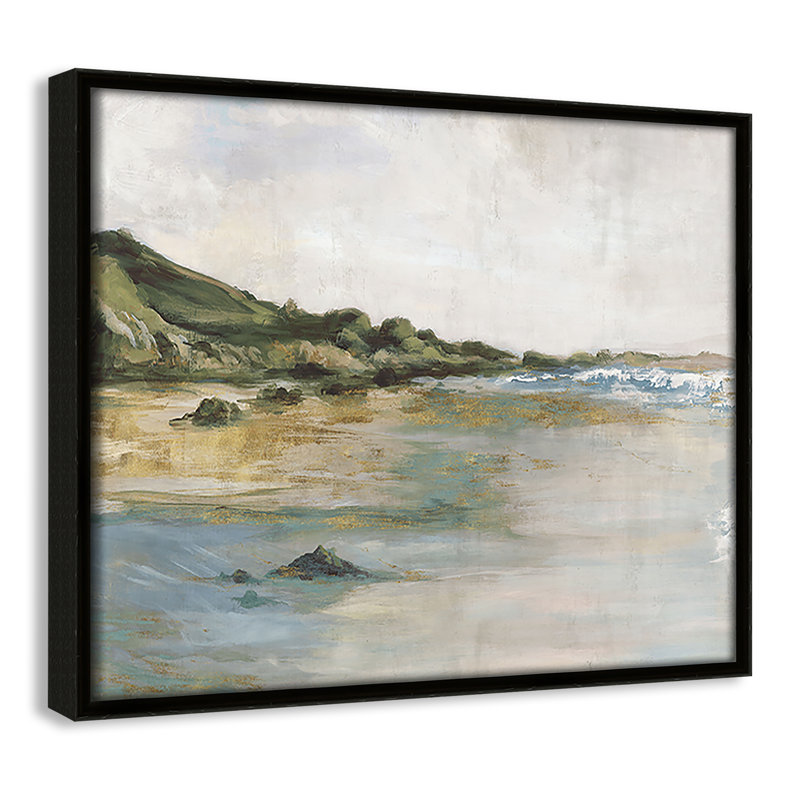 Tide’s Edge Print by , 9.5" H x 11.5" W, Espresso