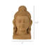 Figurine tête de bouddha en terre cuite