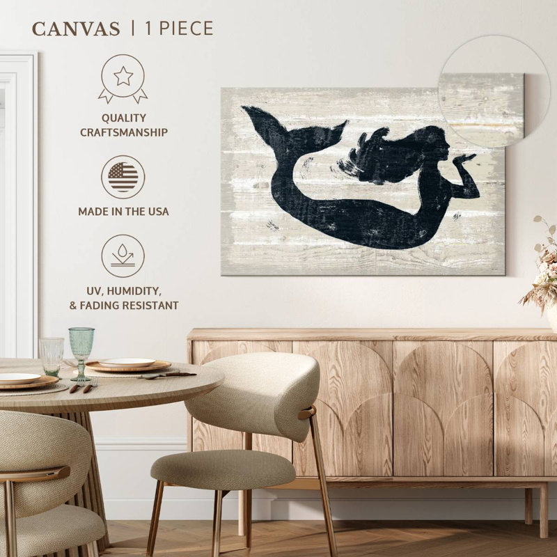 Kelan Driftwood Coast I - bleu, H 34 po x l 51 po