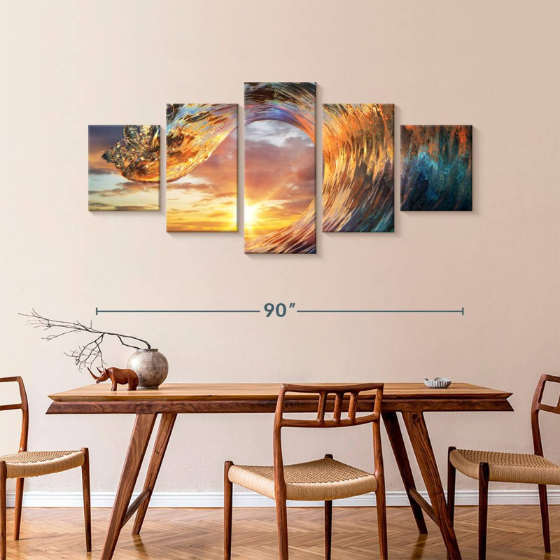 Sunset Wave, 42" H x 92" W
