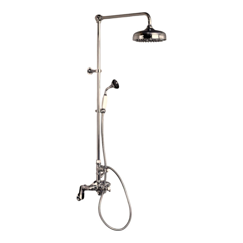 Sacramento Exposed Thermostatic Shower System by Strom Living, Polished Nickel