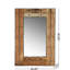 Miroir en bois brun 28 po Profondeur, largeur 1, hauteur 40, splendide l 1,01 po x H 39,83 po x P 27,23 po