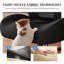 Fauteuil de bureau ergonomique grand et haut avec support lombaire intégré, accoudoirs rabattables