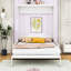 Lit escamotable en bois avec coussin-106445660-106445659