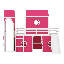 Lit mezzanine avec tente coulissante-204808359-204808352