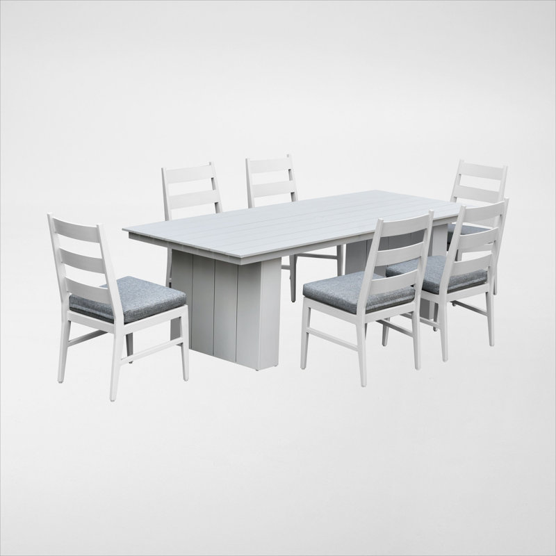 Ensemble de salle à manger Vontrell, chamois, 7 pièces, 6