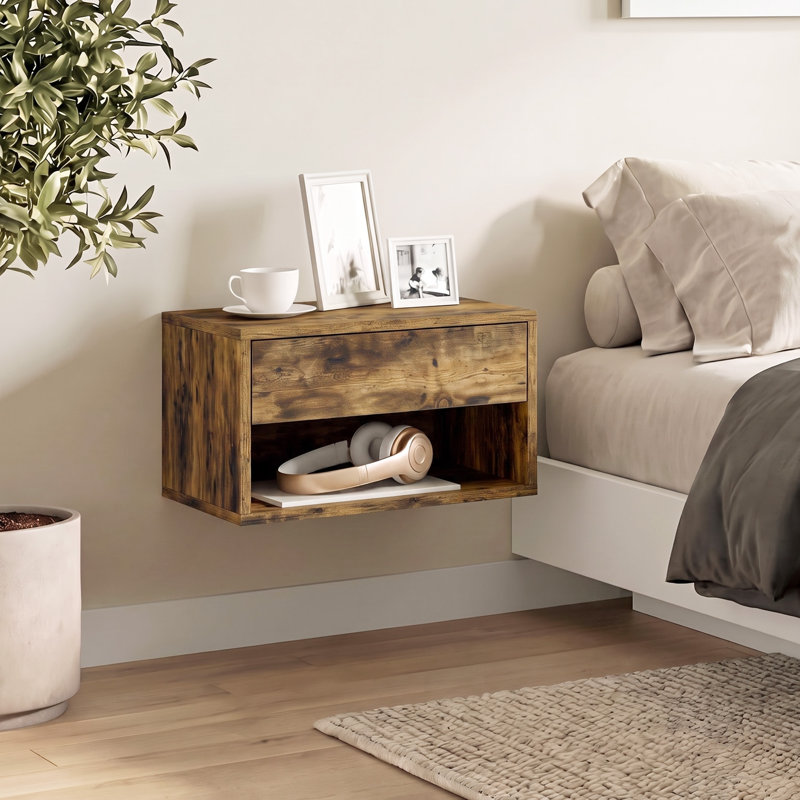 37 cm W Particle Board Bedside Table