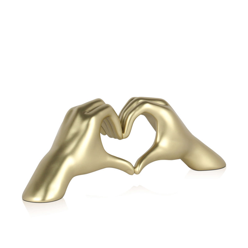Aaftab People Figurines & Sculptures, Gold