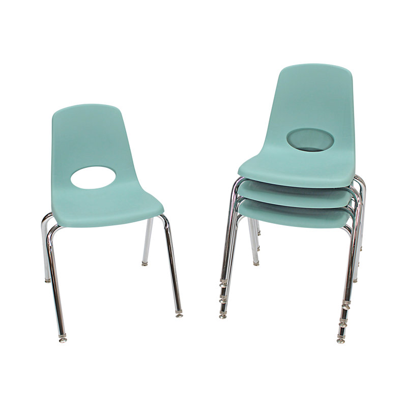 Chaise de classe empilable, 18"