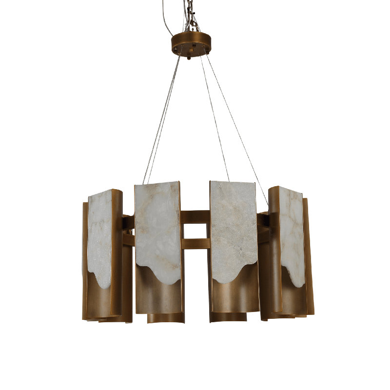Lustre rond à DEL 32 po Melt, 15.8" H x 31.5" W x 31.5" D
