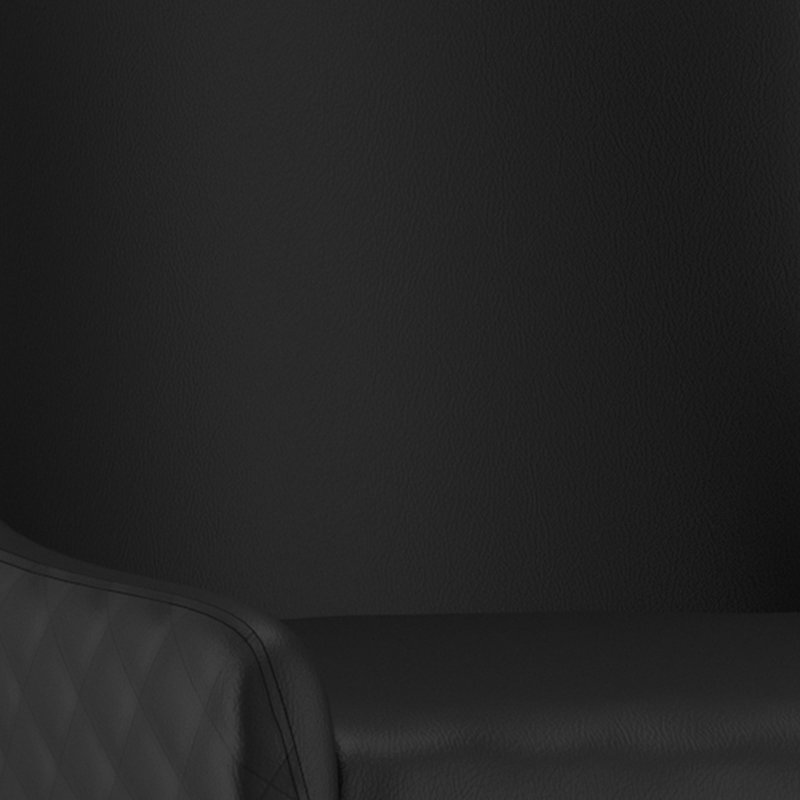 Chaise de salle à manger Austell, Noir