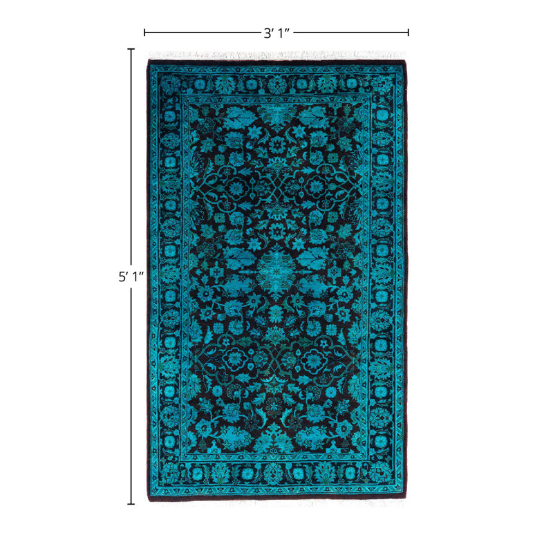 Tapis unique en laine 3 pi 1 po x 5 pi 1 po Wrexham