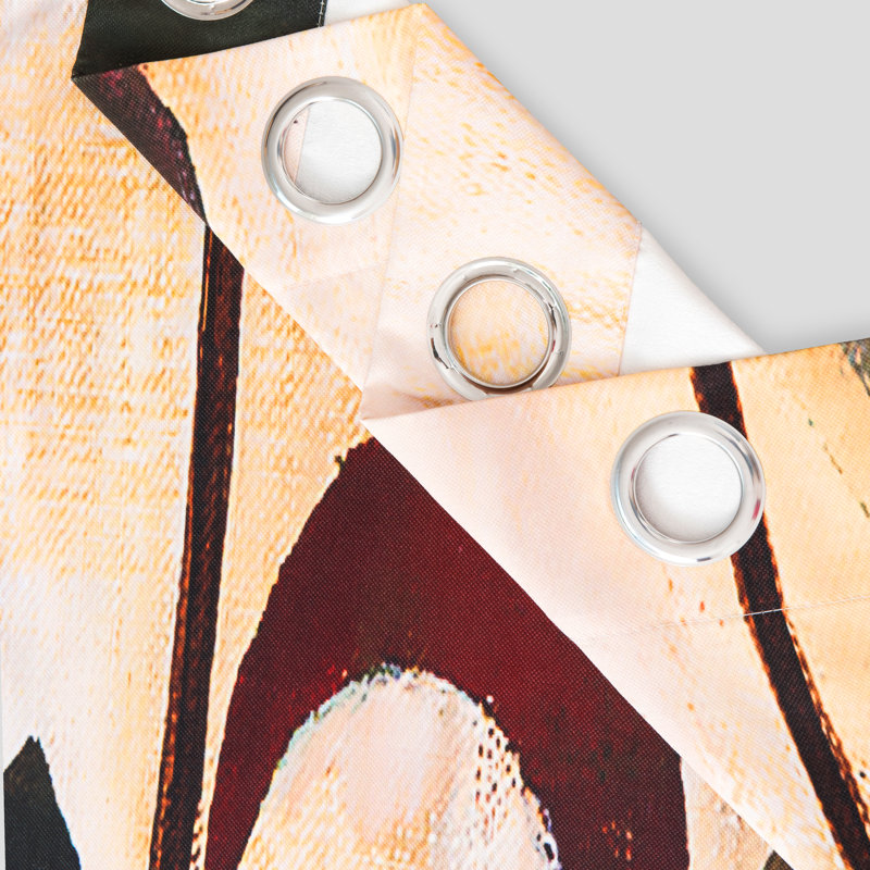 Paire de rideaux obscurcissant en polyester Elegant, L 52 po x L 84 po
