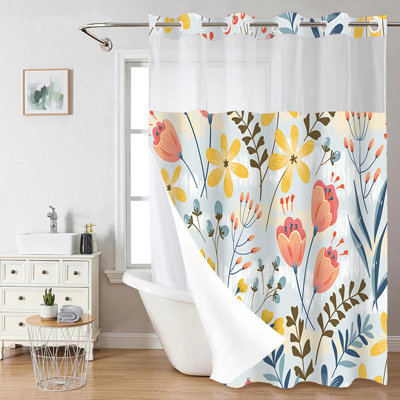 Double-Layer Shower Curtain