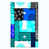 Bleu/noir/vert sélectionné