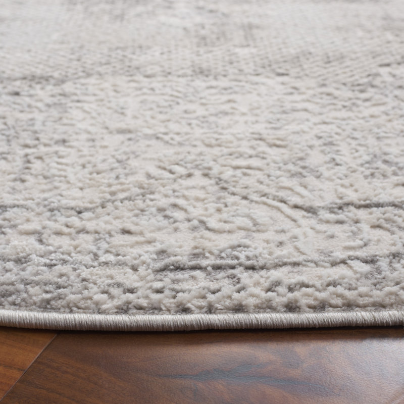Yanderi Performance Abstract Rug, Round 6'7"