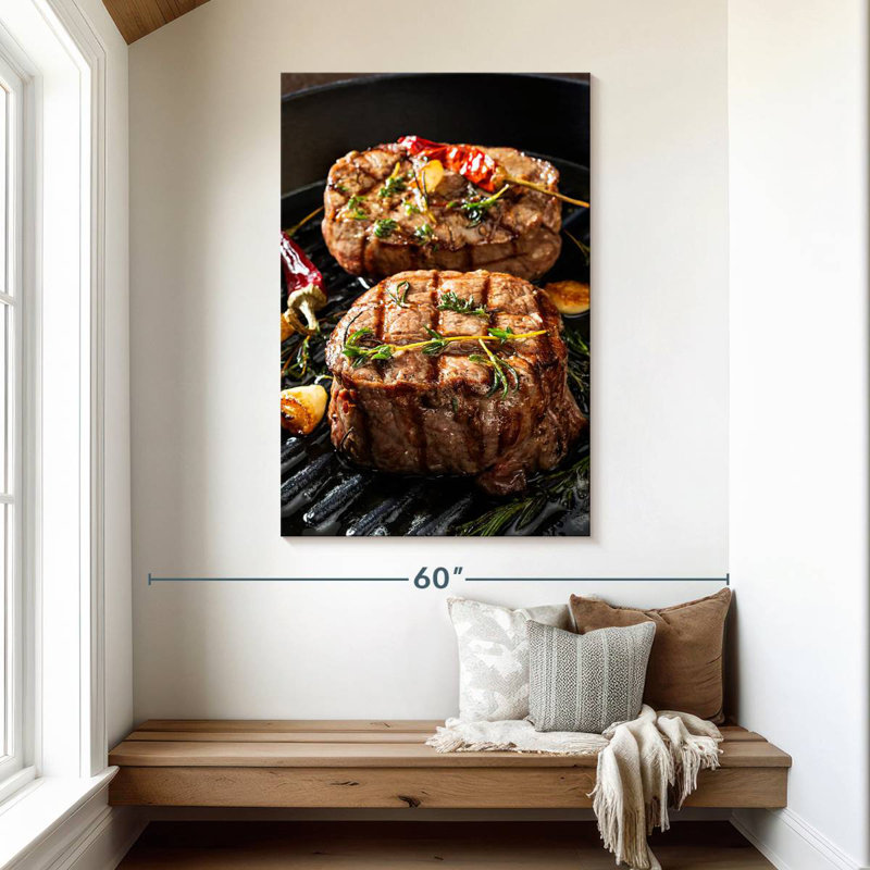 Yarlin Grilled Steak Fillet, 48" H x 32" W