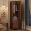 Petite armoire de rangement de salle de bain de 72 po de hauteur | Petite armoire de rangement pour salle de bain, porte réversible, tablette réglable, peu encombrante-1459622371