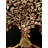 19" Tree of Life Wall Art - Handcrafted Brass with 24K Rose Gold Plating - Sacred Banyan Tree Spiritual Home Décor