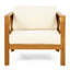 Fauteuil club d'extérieur en bois d'acacia-224665563