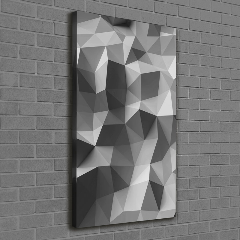 Abstraction Triangles - Wrapped Canvas Print