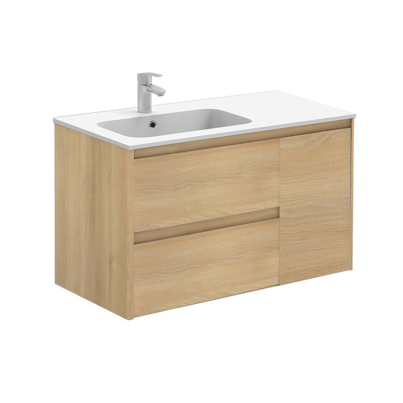 Ambra 35.6'' W Single Vanity, Nordic Oak