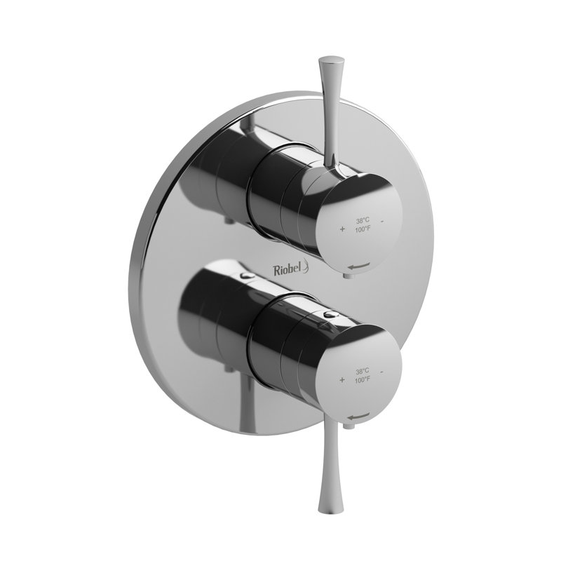 Edge™ 3/4" Therm & Pressure Balance Multi-Function System, Chrome