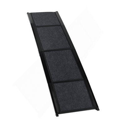 Dog Ramp For Car 65"X17.2" Large Folding Pet Stair Ramps For Truck, SUV, With Non-Slip Surface, Up To 250LBS, Outdoor Dog Car Ramp For Medium & Large Dogs, Portable Pet Steps
